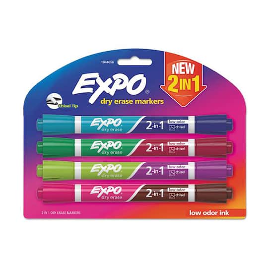 Expo&#xAE; Dual-Ended 8 Color Dry Erase Marker Set